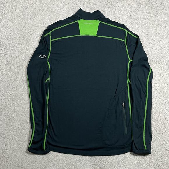 Icebreaker GT Merino 1/4 Zip Pullover Men S 200 Merino Wool L Base Layer Outdoor - Picture 14 of 16